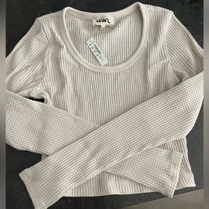 Madewell waffle long sleeve tee